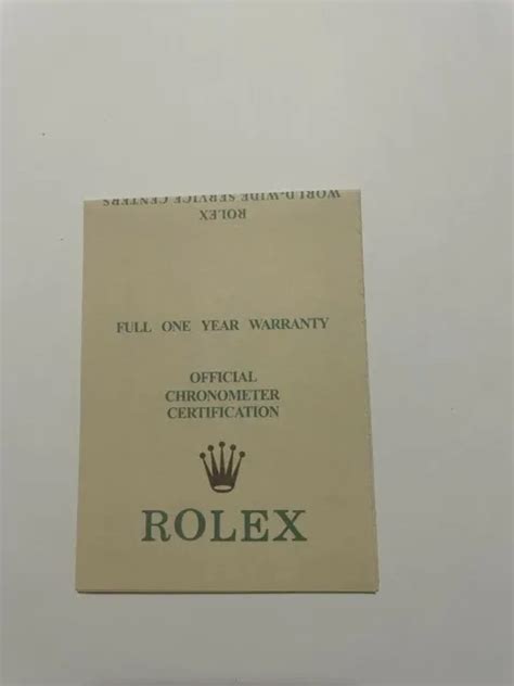 certificato rolex da stampare|La Certificazione Rolex .